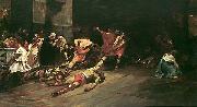 Juan Luna Spolarium oil